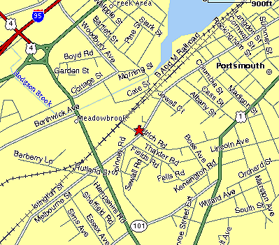 Map of Button Factory location